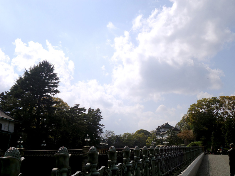 Portão próximo ao palácio Imperial de Toquio